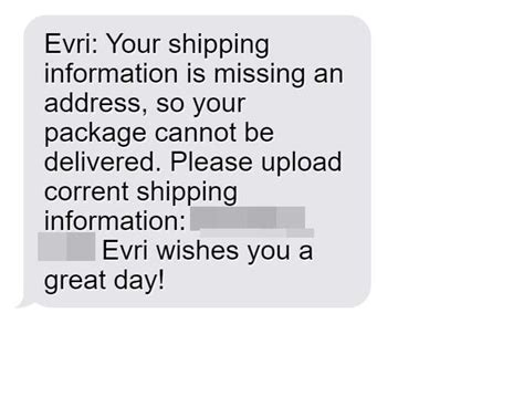 fake evri text|evri damage text.